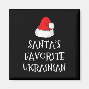 Íman Chapéu engraçado de Natal ucraniano favorito do Pa