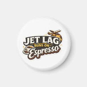 Íman Chapéu Engraçado para Viajantes Amantes de Café