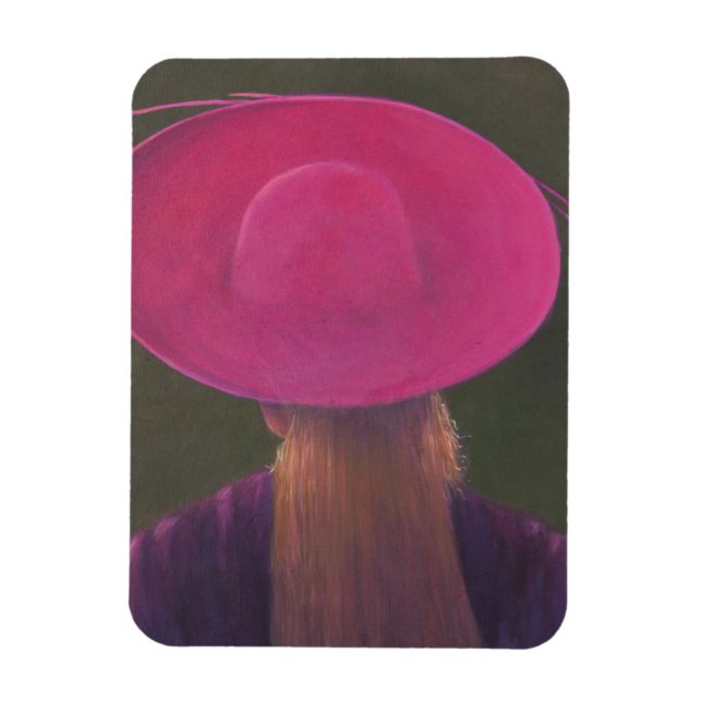 Íman Chapéu Rosa 2014 (Vertical)