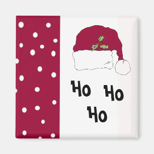 Íman Chapéu Vermelho de Papai Noel
