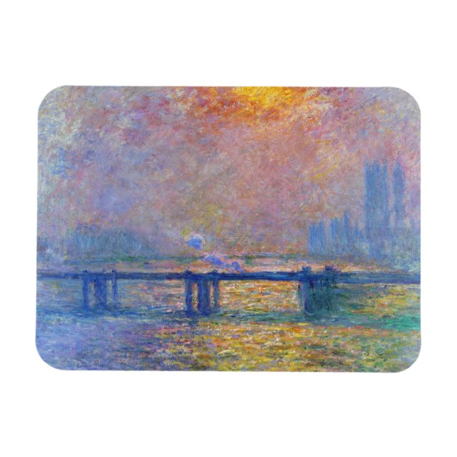 Íman Charing Cross Bridge, The Thames, Claude Monet (Horizontal)