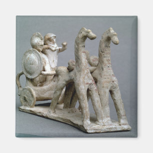 Íman Chariot e cavalos, do túmulo da princesa Nefe