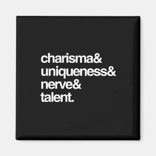 Íman Charisma Uniquity Nerve e Talent