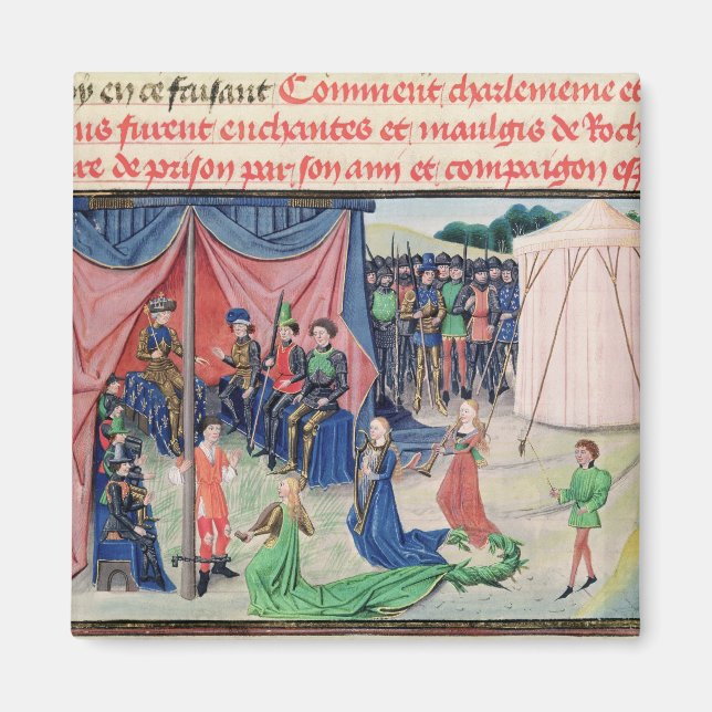 Íman Charlemagne e seus barões encantados (Frente)