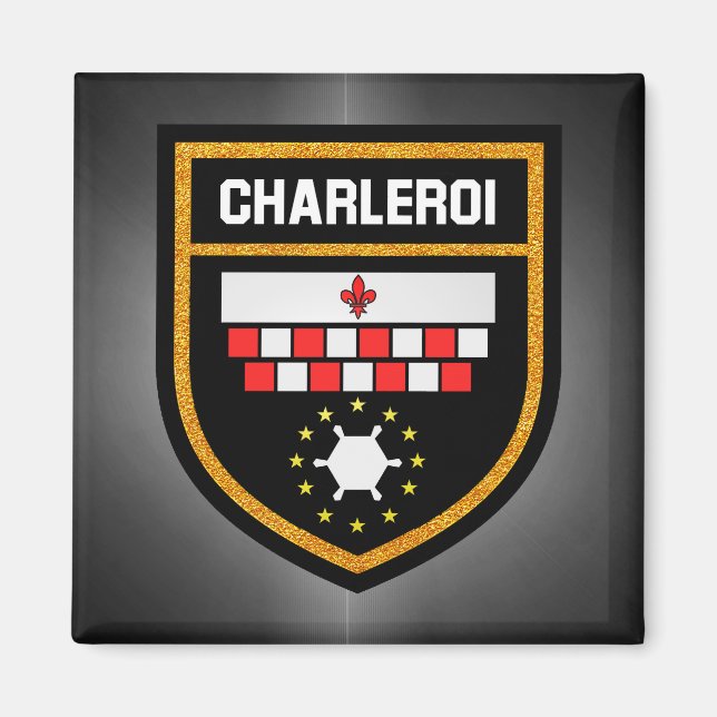 Íman Charleroi Flag (Frente)