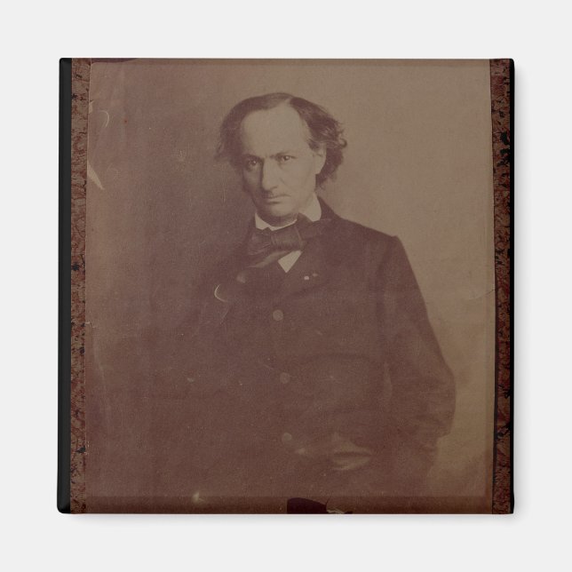 Íman Charles Baudelaire (1820-1867), poeta francês, por (Frente)