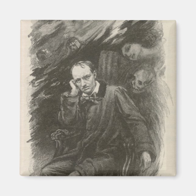 Íman Charles Baudelaire (por Georges Rochegrosse) (Frente)