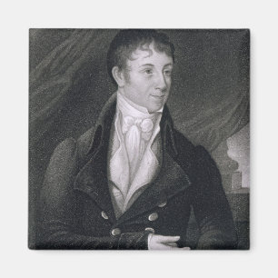 Íman Charles Brockden Brown (1771-1810) gravado por Joh