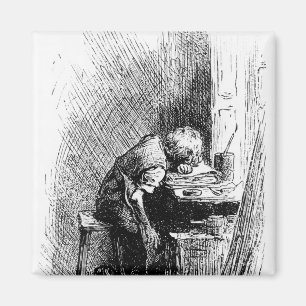 Íman Charles Dickens na fábrica enegrecendo