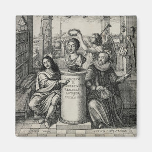 Íman Charles II (1630-85) como o consumidor do Societ