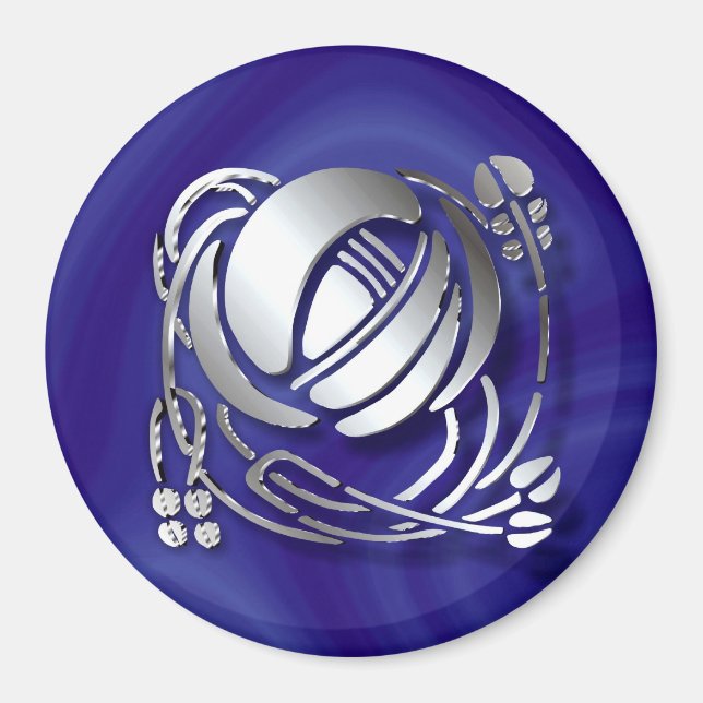 Íman Charles Rennie Mackintosh Rosa (Frente)