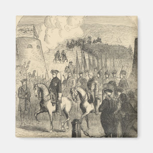 Íman Charles XII da suecia que entra em Copenhaga