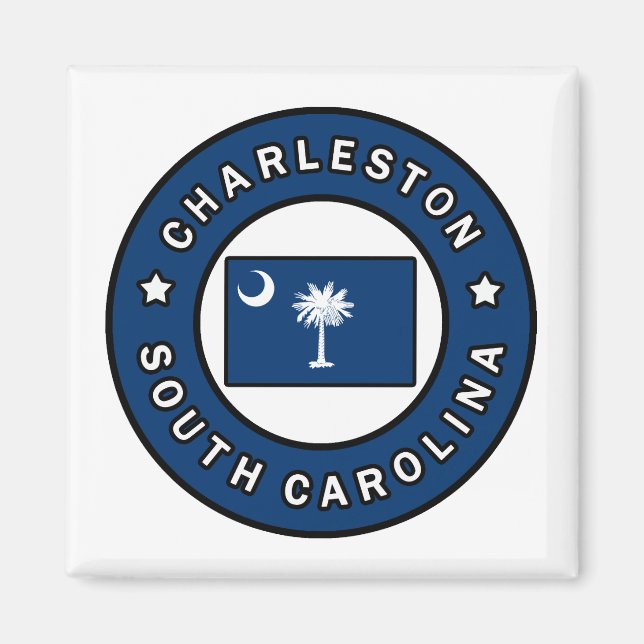 Íman Charleston Carolina do Sul (Frente)