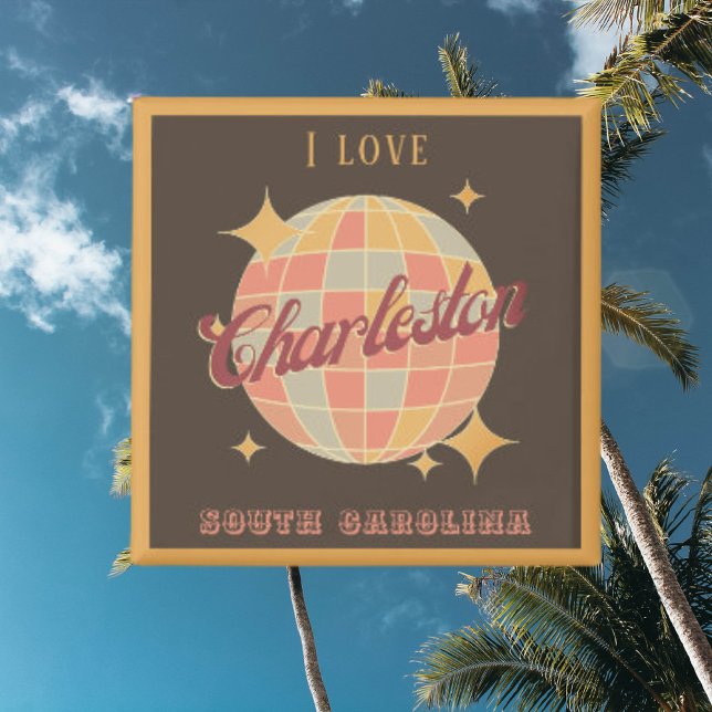 Íman Charleston Carolina do Sul EUA Vintage (Criador carregado)