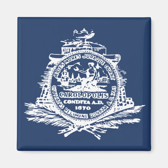 Íman Charleston, SC Flag (Frente)