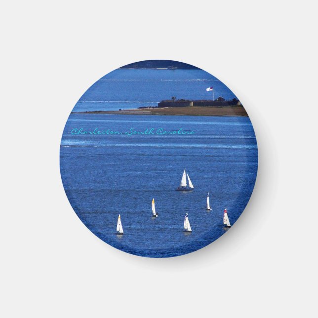 Íman Charleston, SC Harbour (Frente)