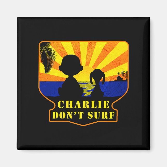 Íman Charlie Don't Surf _ Funny Movie Premium  (Frente)