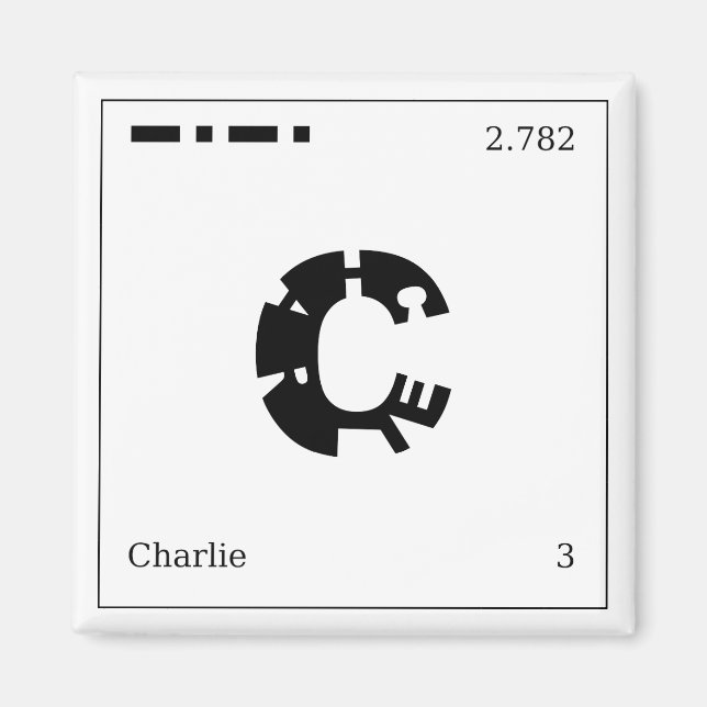 Íman Charlie Magnet (Frente)