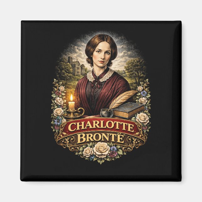 Íman Charlotte Brontë (Frente)