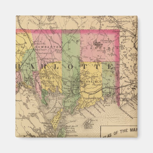 Íman Charlotte Co, NB (Frente)