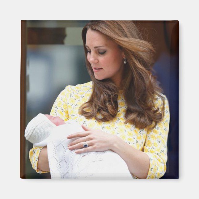 Íman Charlotte Elizabeth Diana - Britânica Will Kate (Frente)