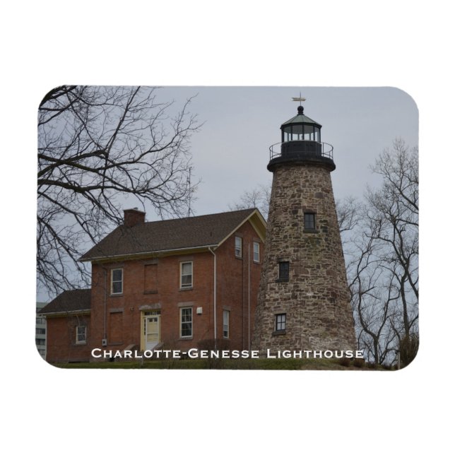 Íman Charlotte-Genesee Lighthouse & Keepers House (Horizontal)