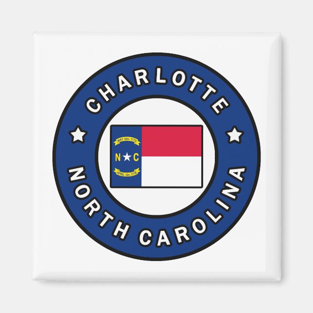 Íman Charlotte North Carolina (Frente)