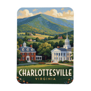 Íman Charlottesville Virgínia Viagem Blue Ridge