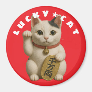 Íman Charme de Gatos Sortudos Japonês