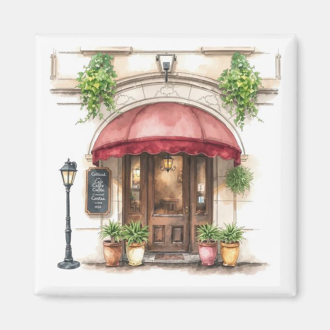 Íman Charming Café Corner Magnet (Frente)