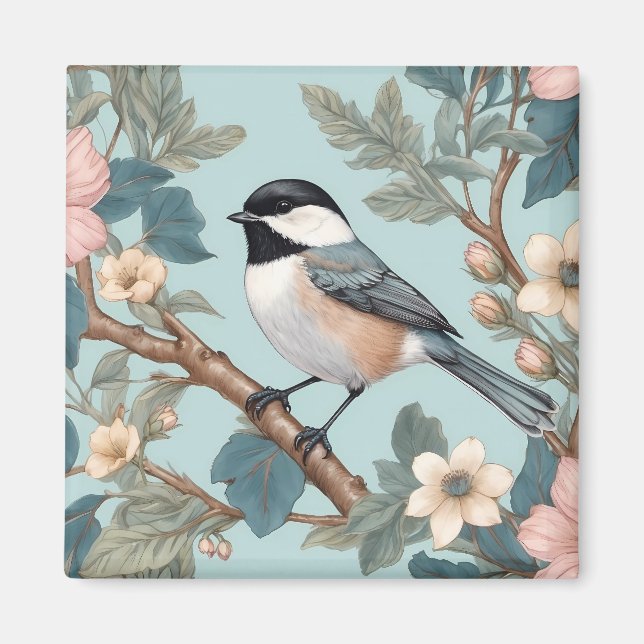 Íman Charming Chickadee Bird (Frente)