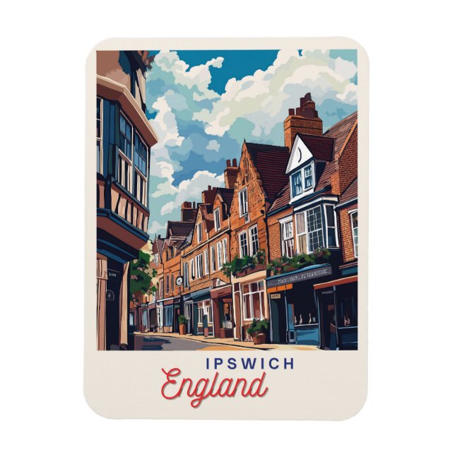 Íman Charming Ipswich Inglaterra (Vertical)