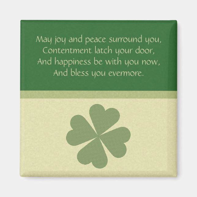 Íman Charming Lucky Clover (Frente)