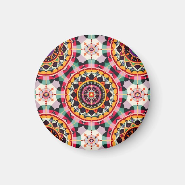 Íman Charming Mandala Pattern (Frente)