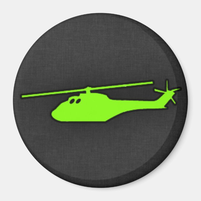 Íman Chartreuse, Helicóptero Verde Neon (Frente)