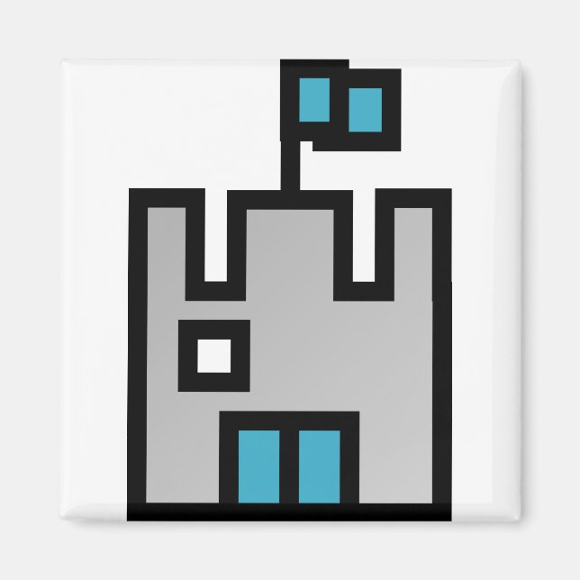 Íman Chateau Castle Blue (Frente)