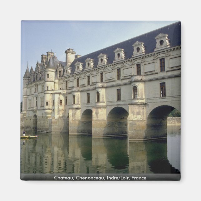 Íman Chateau, Chenonceau, Indre/Loir, França (Frente)