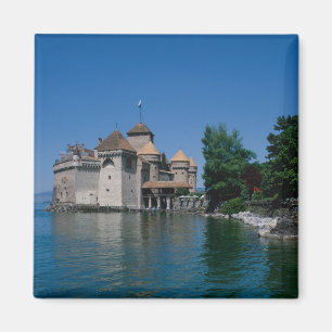 Íman Chateau Chillon, Lago Genebra, Cantão de Vaud,