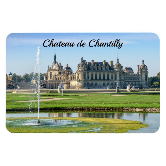 Íman Chateau de Chantilly e Le Notre Garden - França (Horizontal)