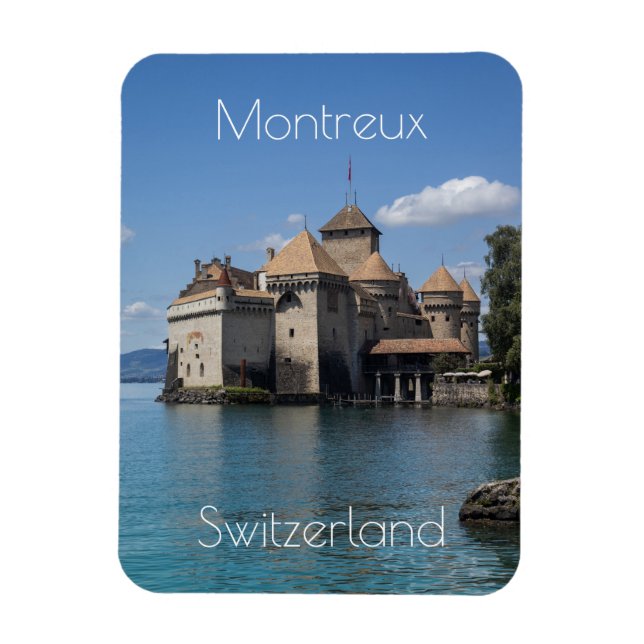 Íman Chateau de Chillon em MONux, Suiça (Vertical)
