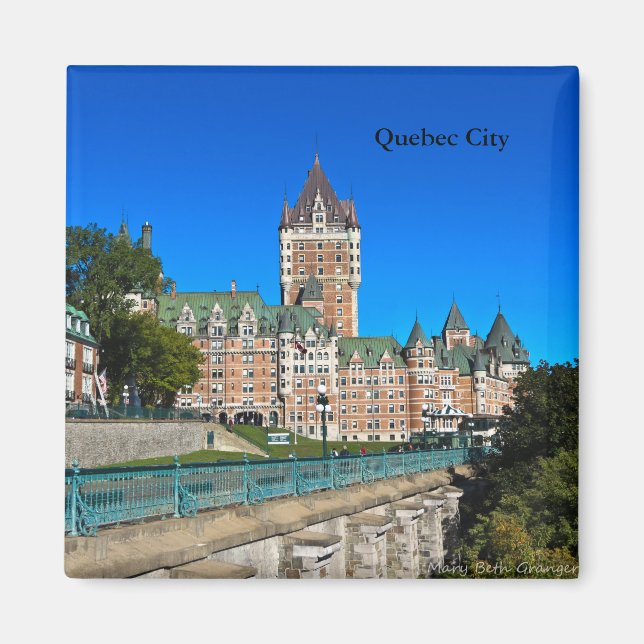 Íman Chateau Frontenac em Quebec (Frente)
