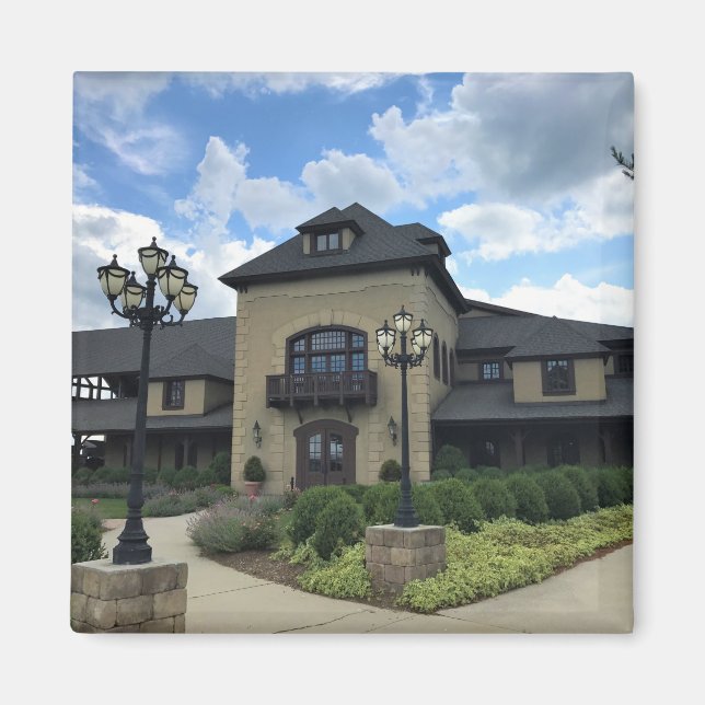 Íman Chateau Morrisette Winery, Floyd, Virgínia (Frente)