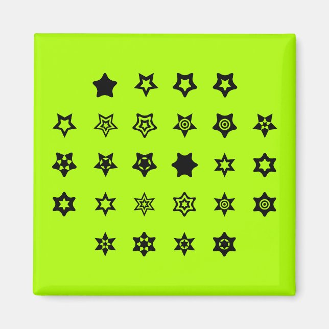 Íman Chave de código de codificação de símbolos ABC par (Frente)