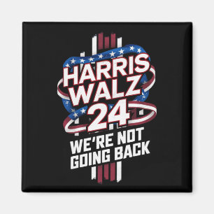 Íman Chave de Harris Waltz 2024 Eleição Kamala Harris T
