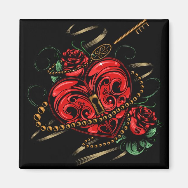 Íman Chave do Meu Coração (Frente)