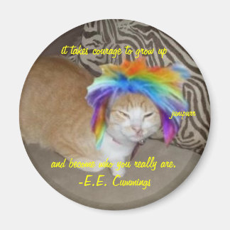 Íman chaveiro de coragem junipurs