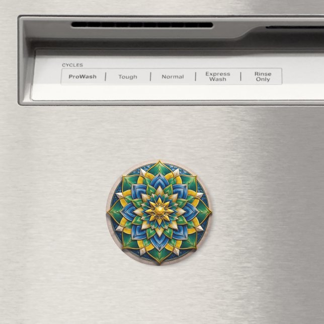 Íman Chaveiro Mandala Luxo - 01 (In Situ (Dishwasher))