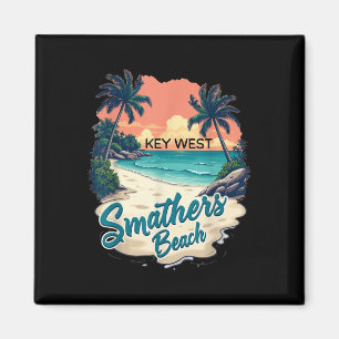 Íman Chaves da Flórida Vintage Key West Praia Smathers