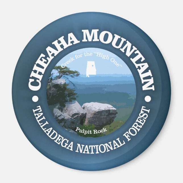 Íman Cheaha Mountain (Frente)