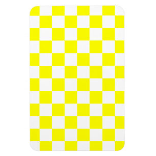 Íman Checkered amarelo